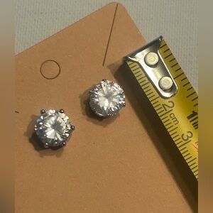 Rhinestone Stud Earrings